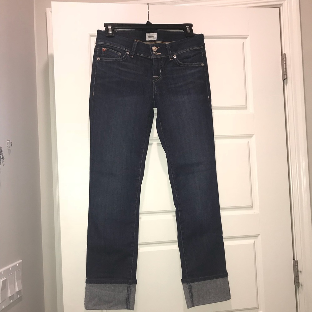 Hudson Ginny crop straight w/ cuff